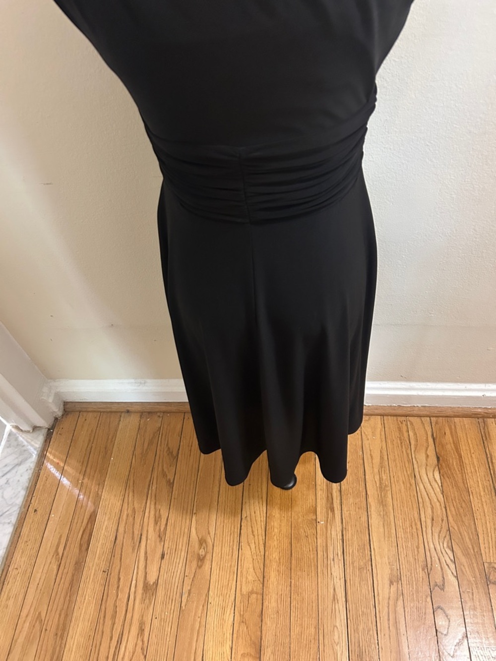 Evan Picone One-Shoulder Black Cocktail Dress 🌹 - Picture 10 of 10